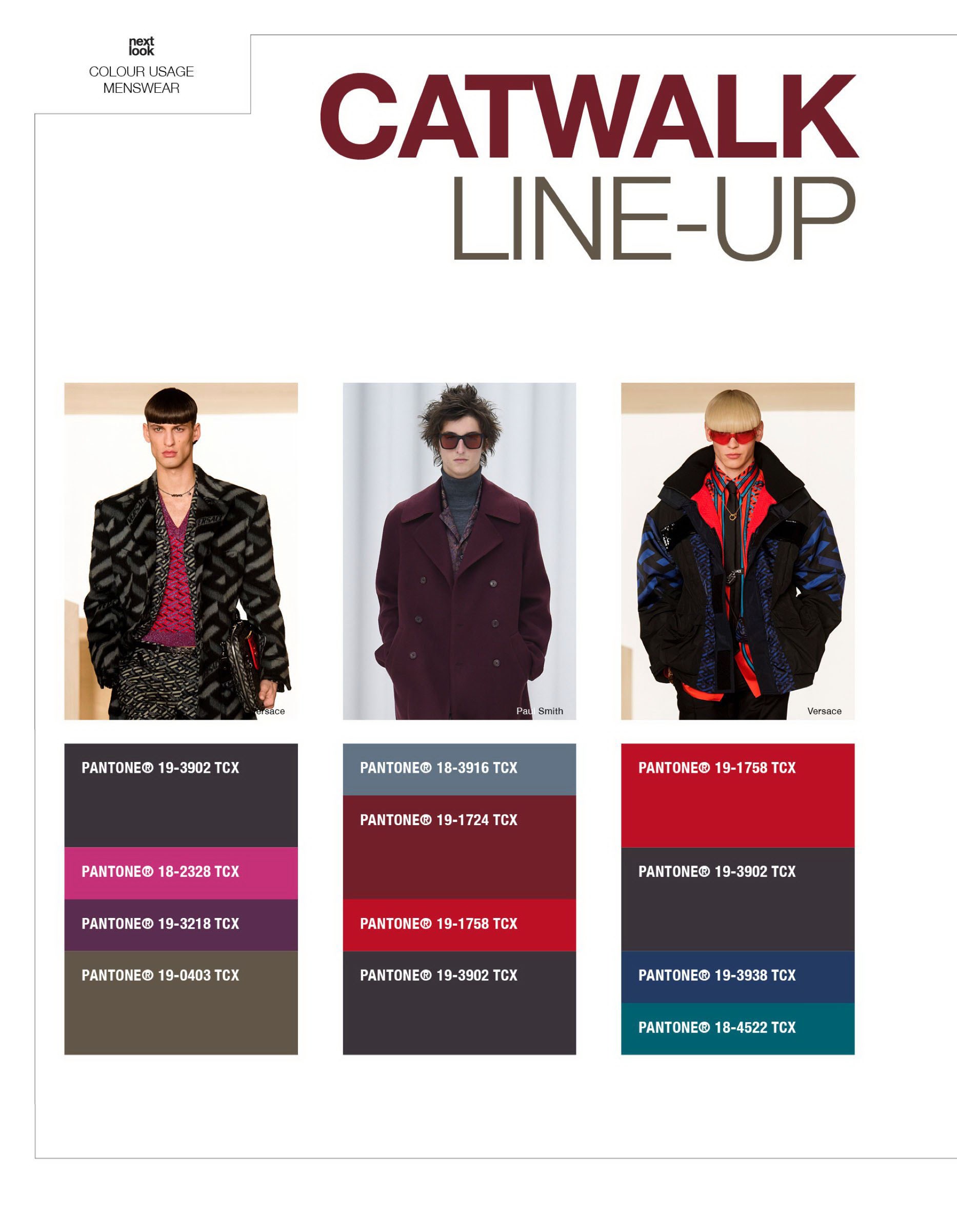 Next Look Colour Usage Men AW 22-23